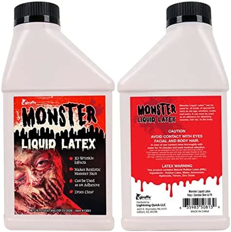 monster liquid latex|monster liquid latex powder.